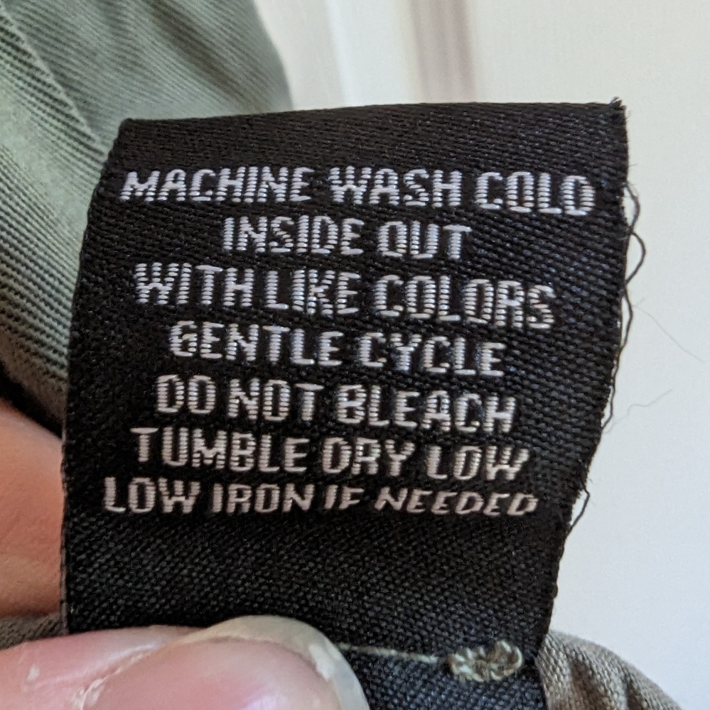 NWT | Tinsel | Joen Rayon Twill Cargo Vest | Olive | S - Picture 6 of 6